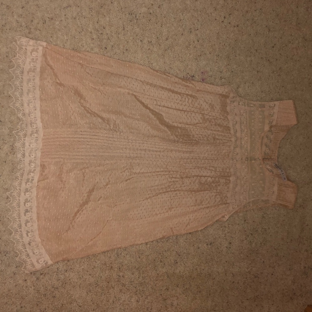 light pink under dress